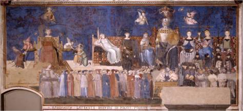 Ambrogio Lorenzetti nos presenta la extraordinaria alegoría del Buon Governo